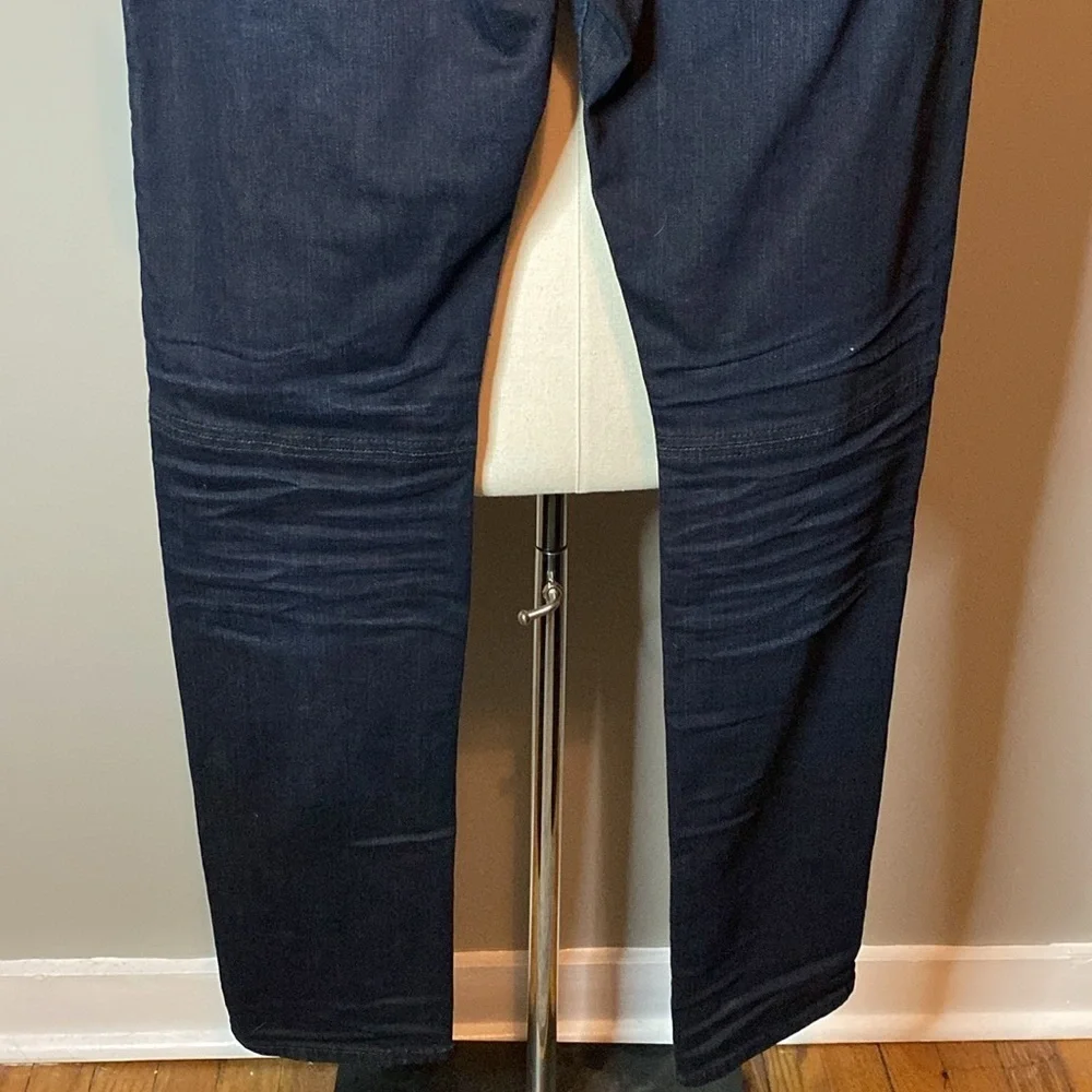 NWT True Religion 'Rocco' Relaxed Skinny Jeans in Dark Blue Denim (34W x 34L)